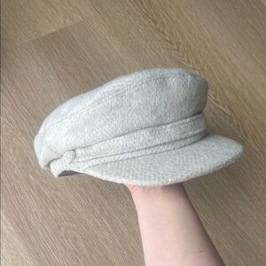 Urban Outfitters Cream Newsboy or Military Cap